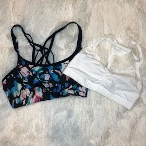 Girls sports bra set graphic Racer Back SZ 32